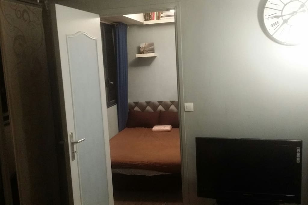 vu sur la chambre depuis le bar