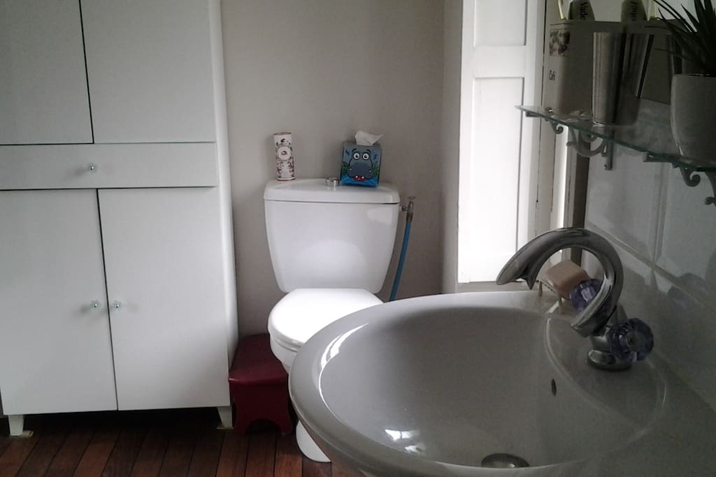 Salle de douche/WC partagée