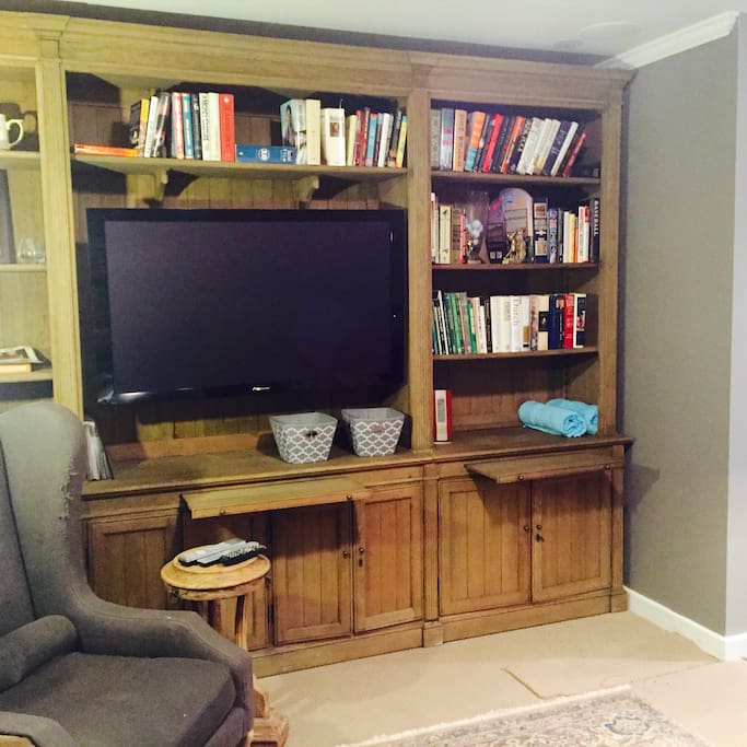 50" television with cable. The works!