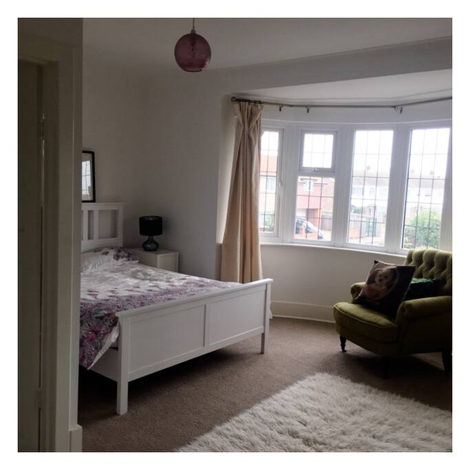 Large bedroom with ensuite