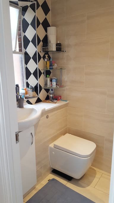 En suite bathroom