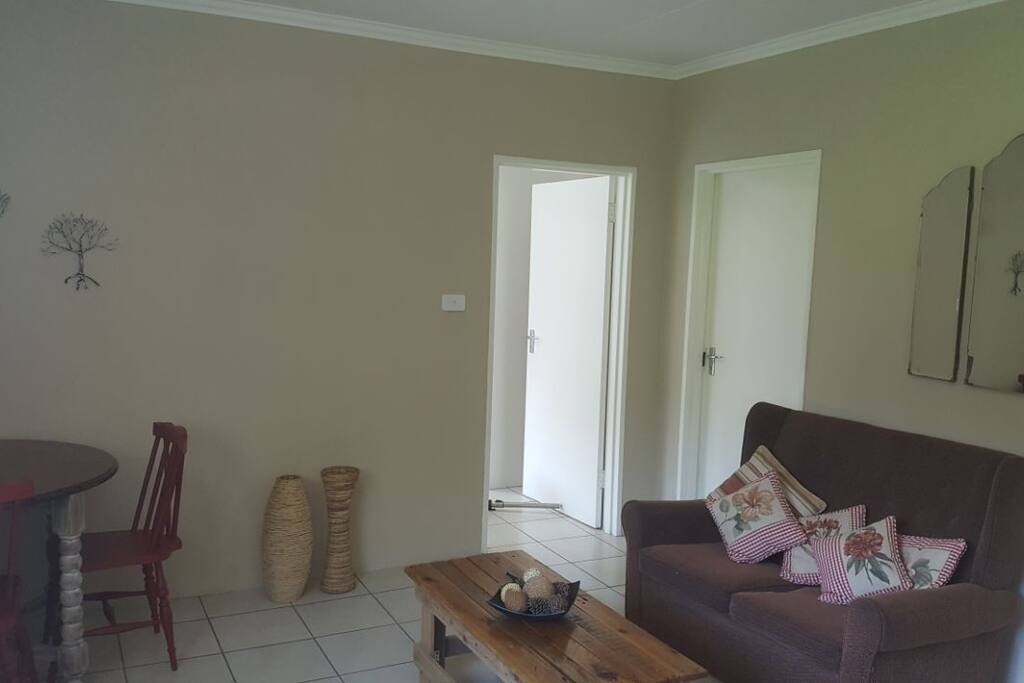 Open plan living room kitchen