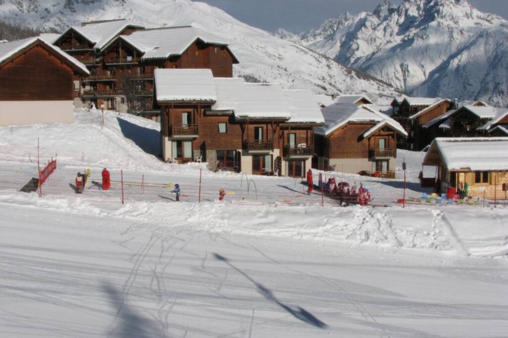 Vu devant le chalet