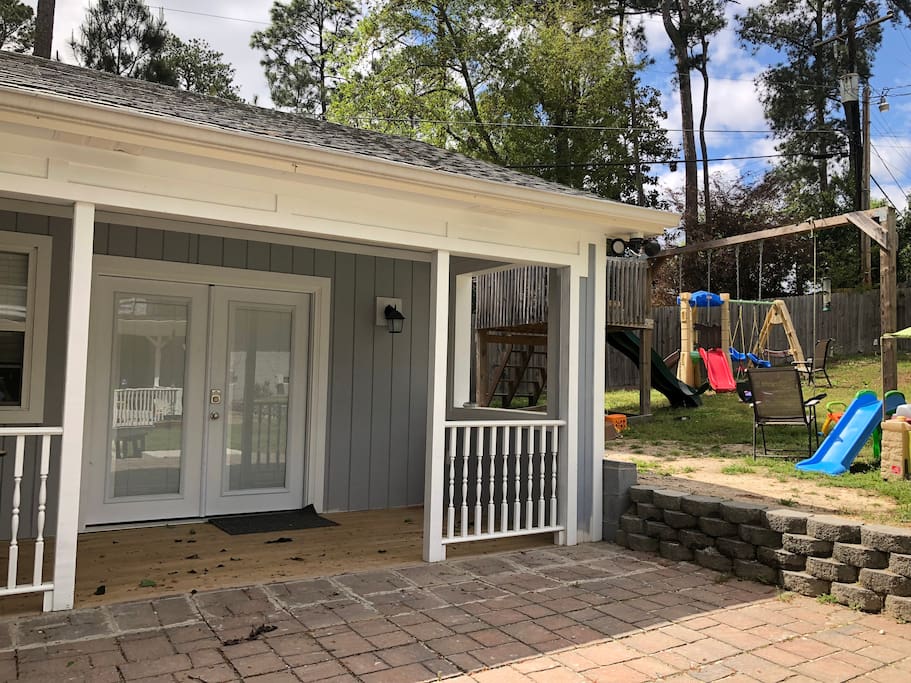 Porch + Side Play Yard