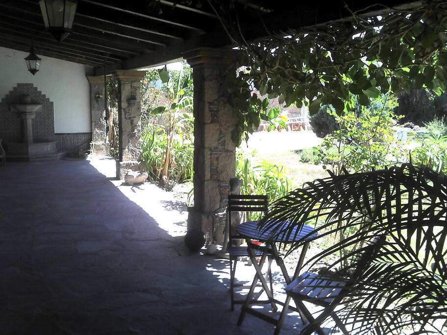 Terraza y Jardín