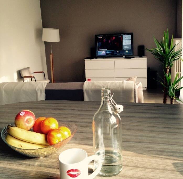 Large and bright living room