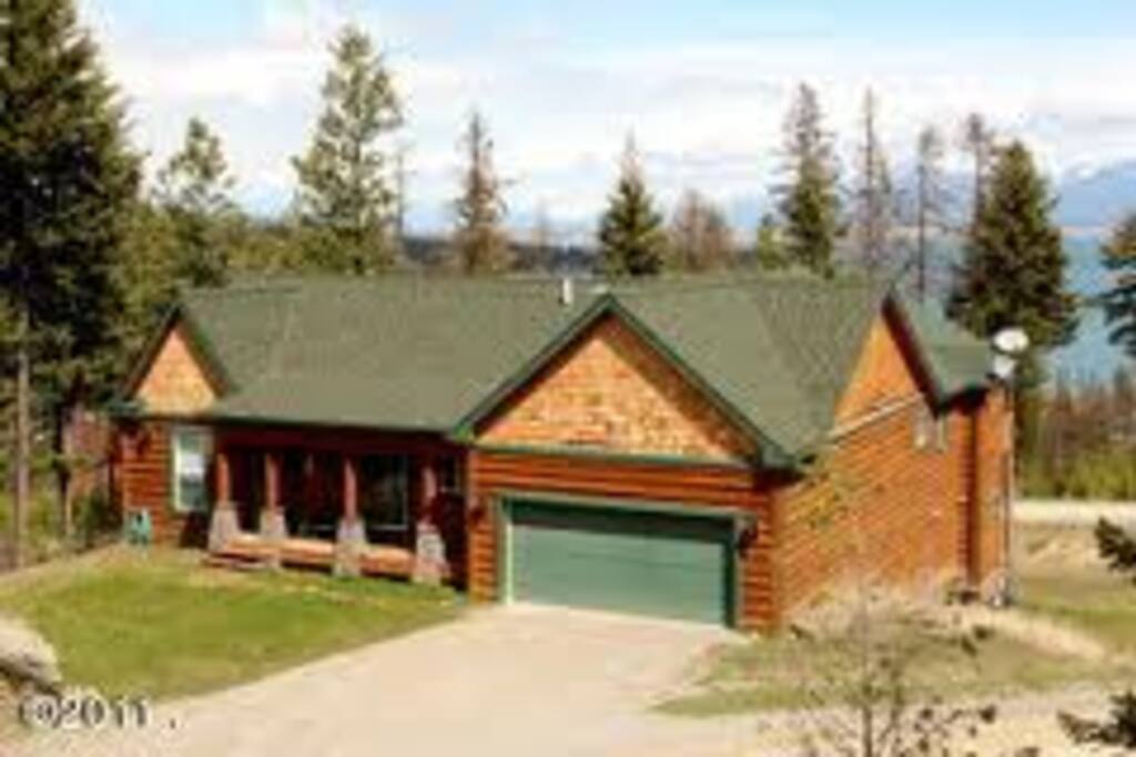 Great views of Flathead Lake & the continental divide