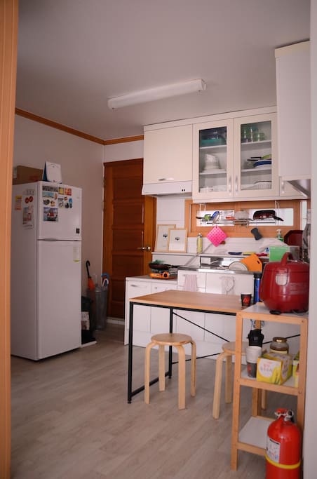 The common kitchen, you could make your own delicious food here :)