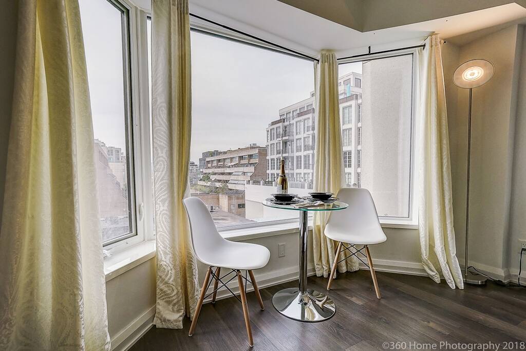 Dining area for 2
