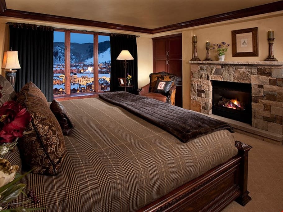 Get a good night's rest in the cozy master bedroom.