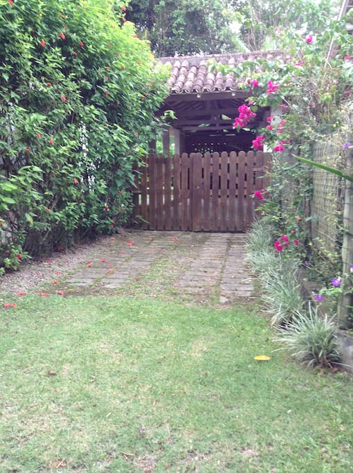 Entrada da garagem