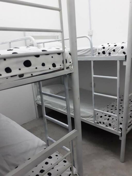 This is the sharing room.Daily charges 25 RM pr person.