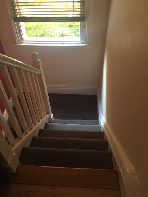 Inner staircase good for burning excess calories.