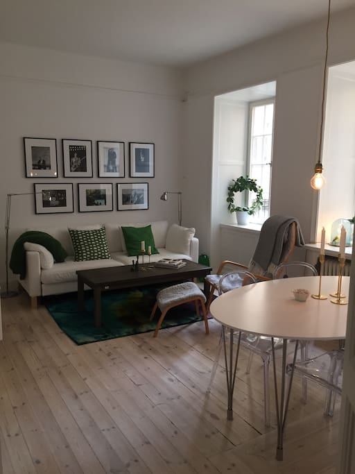 Livingroom with sofa bed