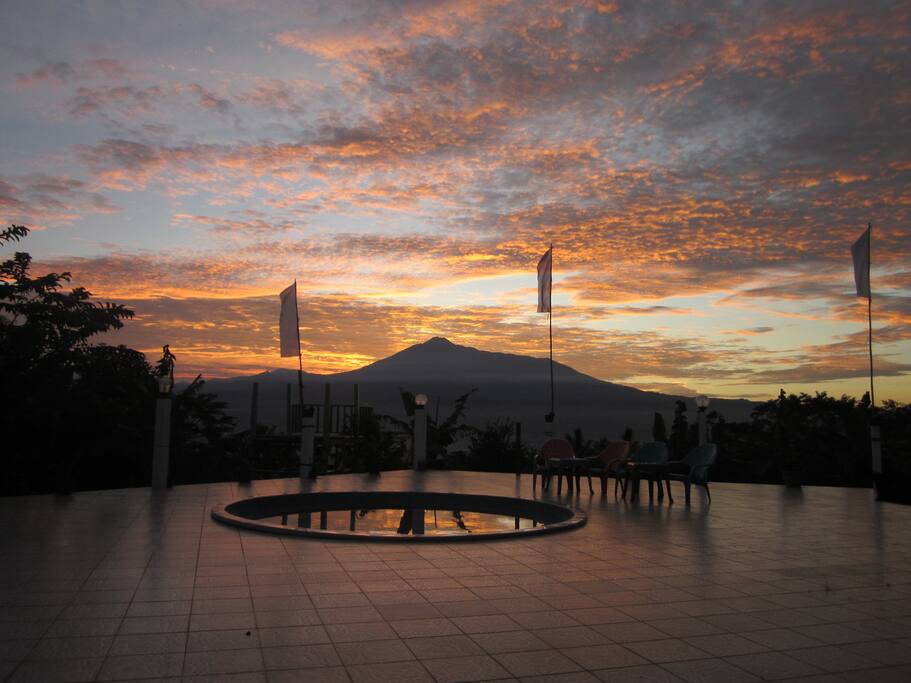 Sunrise from the front patio