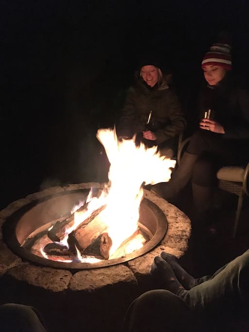 Enjoy great times around the fire pit!