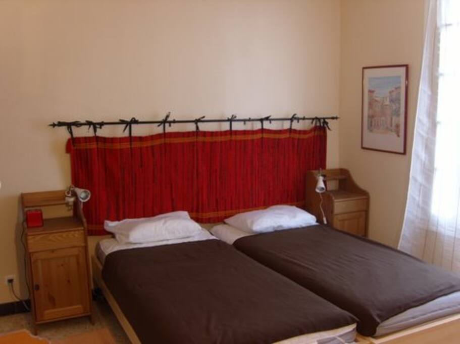 Bedroom 1 -2 single beds or can be put together to be like a queen