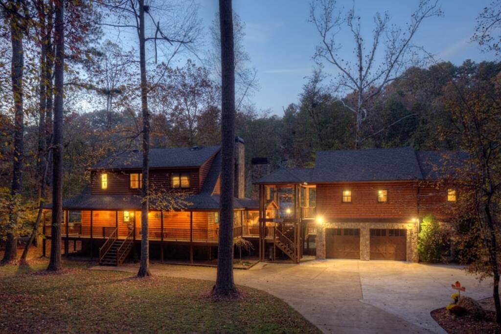 Cabin at Dusk