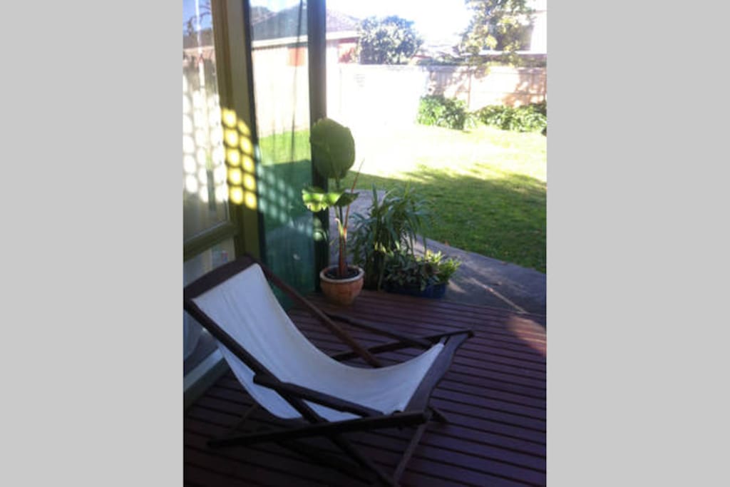 Back Garden as viewed from back covered deck