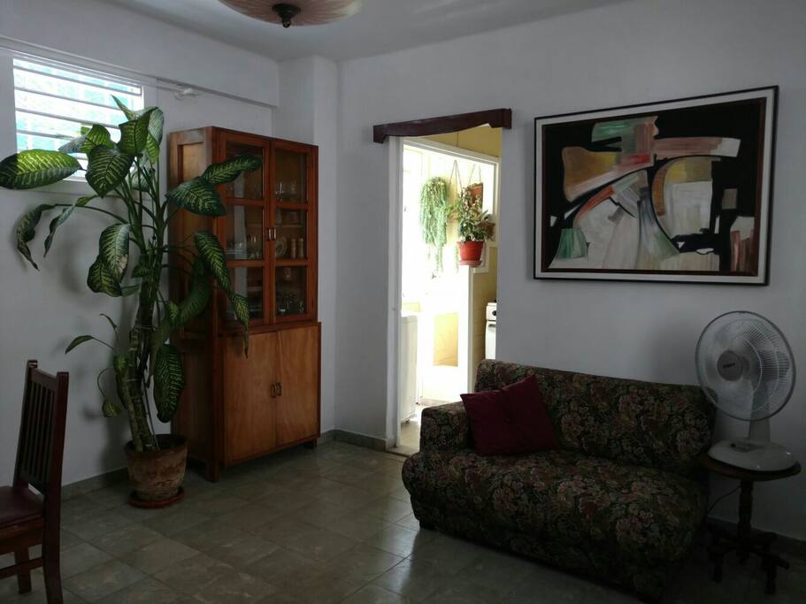 Living Room & Entrance to Kitchen and Laundry Terrace