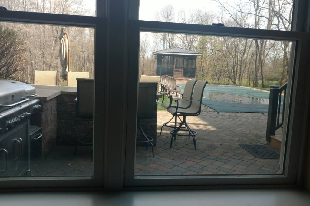 pool is now open absolutely beautiful view