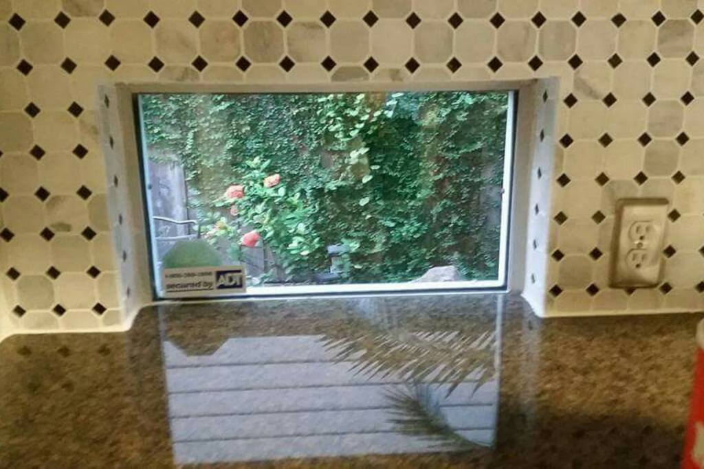 Beautiful views from the kitchen