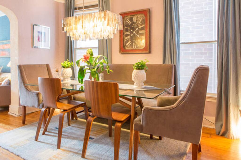 Perfect for an intimate dinner for 2 or many more.