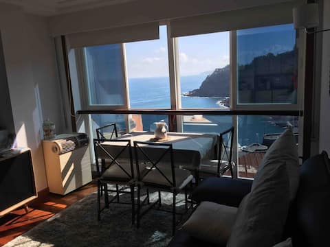 Apartment overlooking the Guipuzcoan Coast + wifi + garage