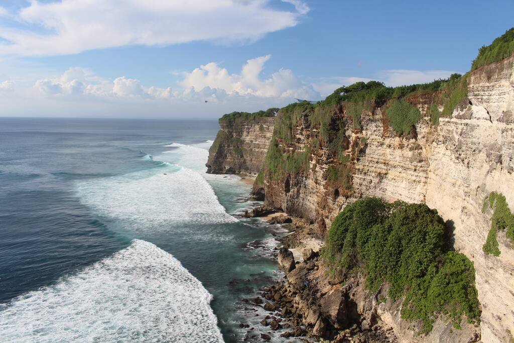 Amazing view from the clifftop at our backyard! About 200 meters from your cabin.