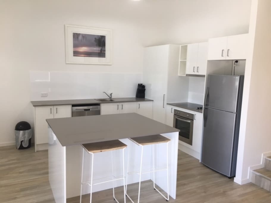 Kitchen with Oven, Microwave & Dishwasher