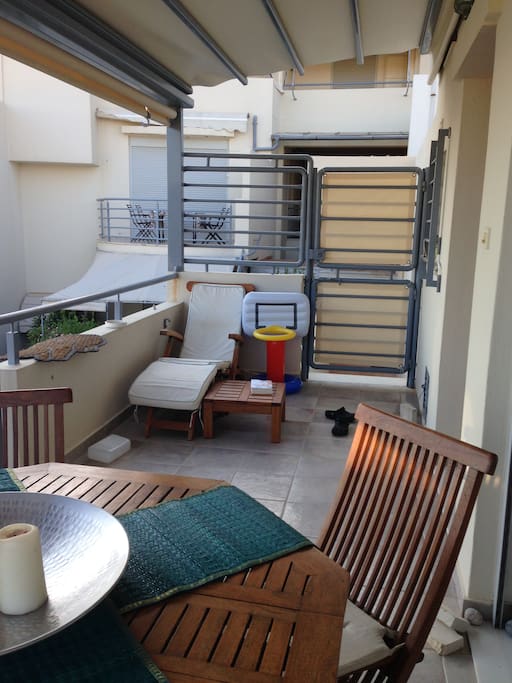Main entrance from the front balcony