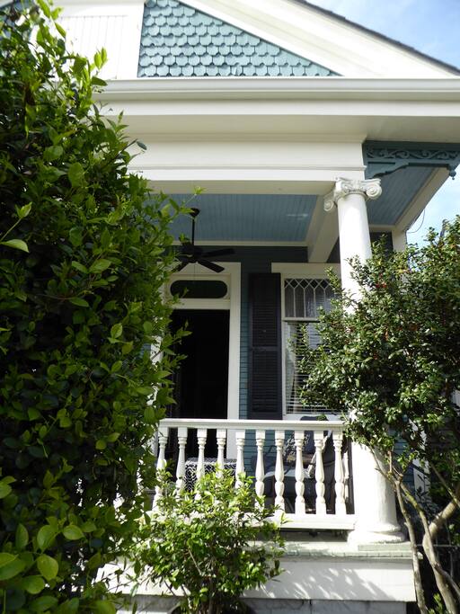 Your private entrance to this traditional double shotgun.