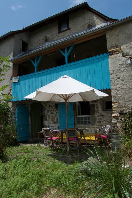 la terrasse sur jardin