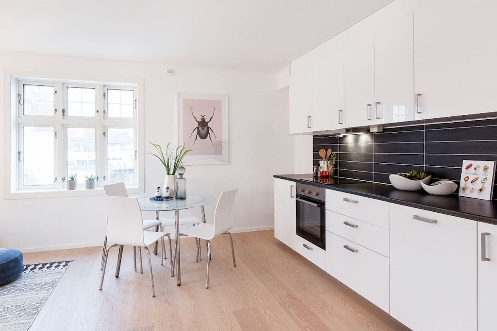 Open kitchen and livingroom