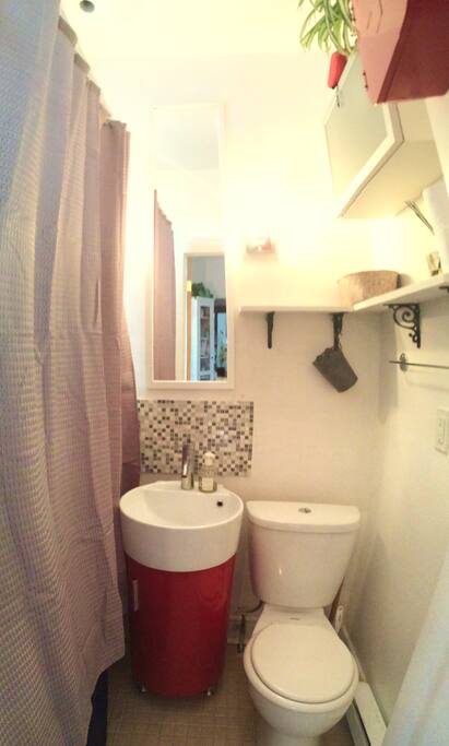 Salle de bain, bain-douche :)