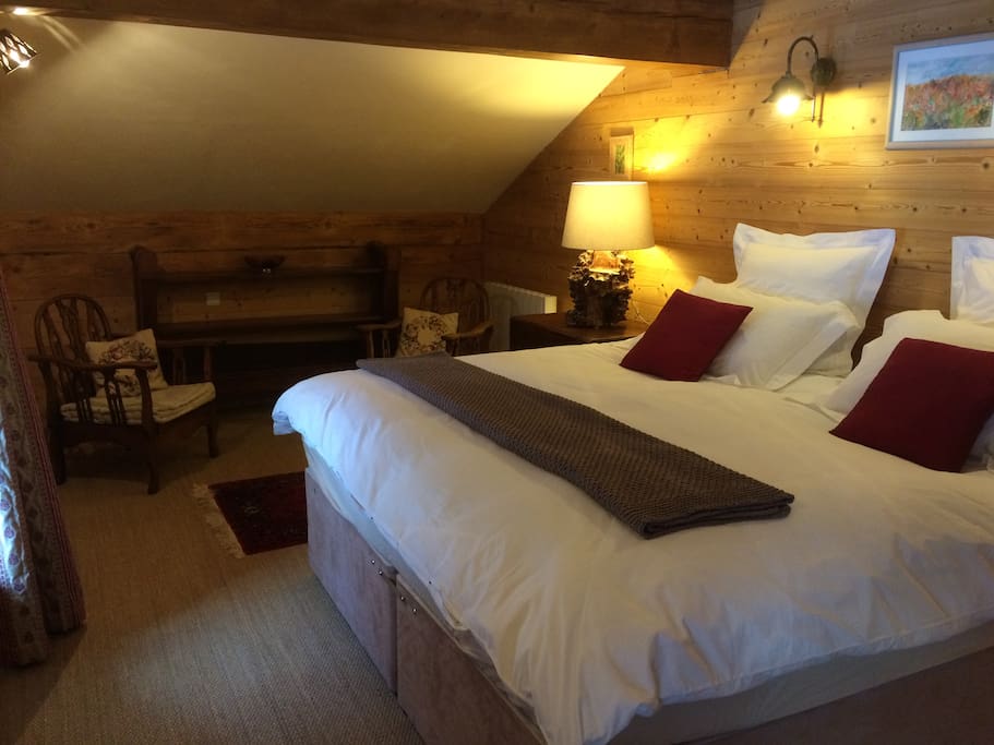 King double in cosy Vieux Chalet