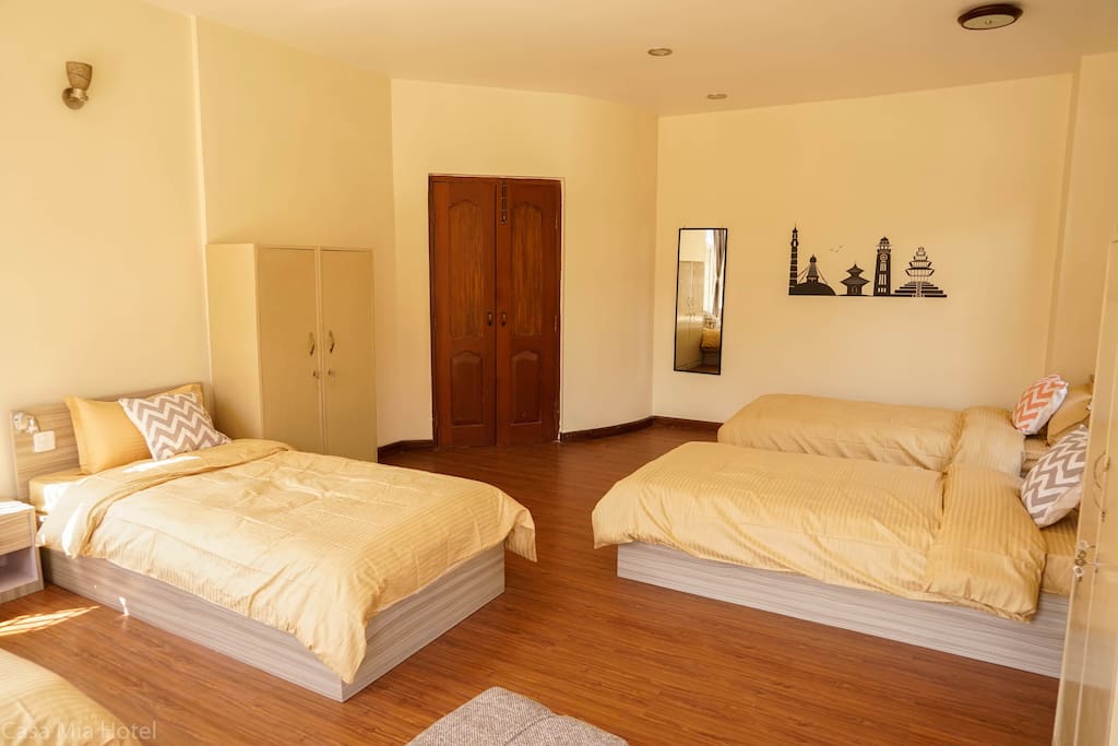 Dormitory with 4 Single Beds