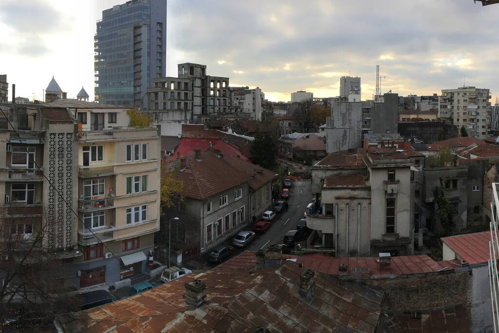 view from the kitchen balcony