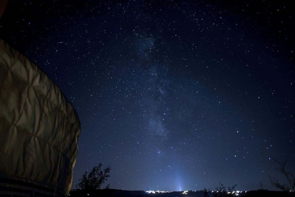 Night sky from Engke