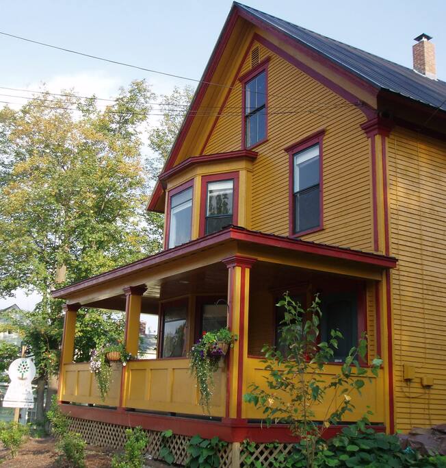 The B & B in summer.