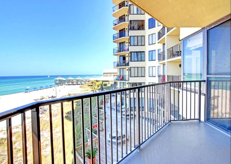 Balcony view facing southwest.