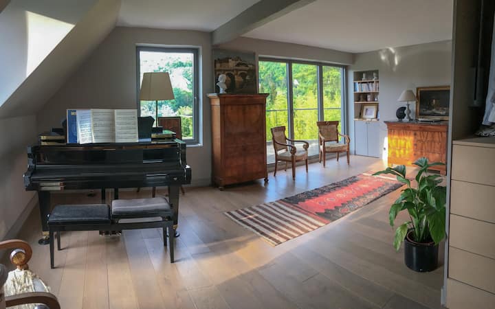 Un autre aperçu de la chambre à La Moissonnière