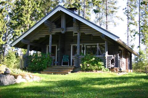 Oloranta - chalet and beach sauna in Central Finland.