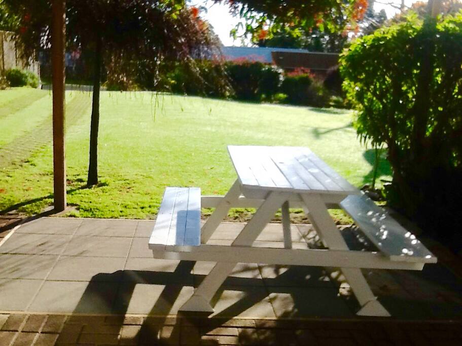 Outdoor seating