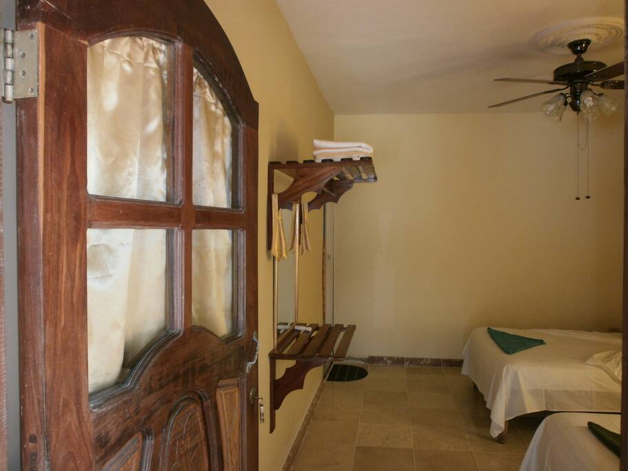 Private room with comfort and security.