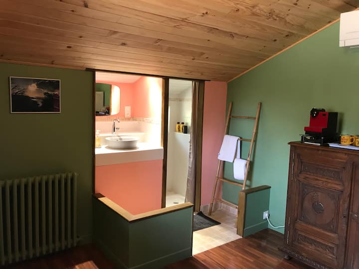 Chambre Climatisée Dans Villa Avec Piscine Privée - Sartène