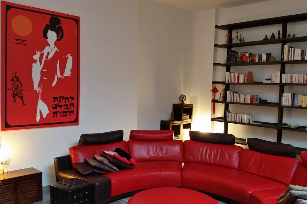 Salon - bibliothèque