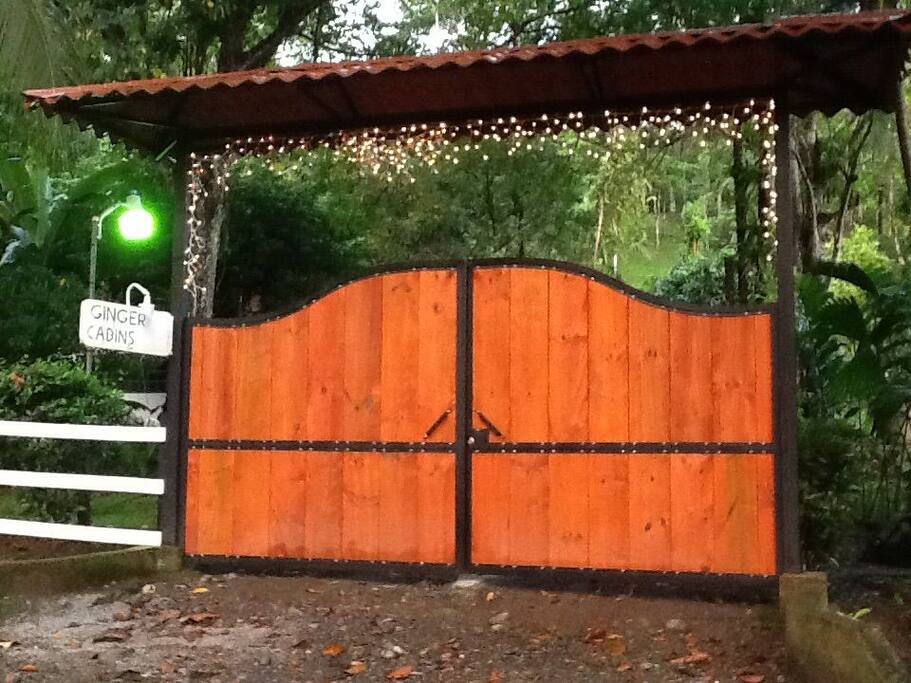 Main Gates of the Property.