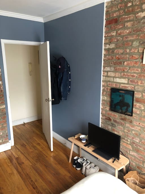 Bedroom looking out to hallway