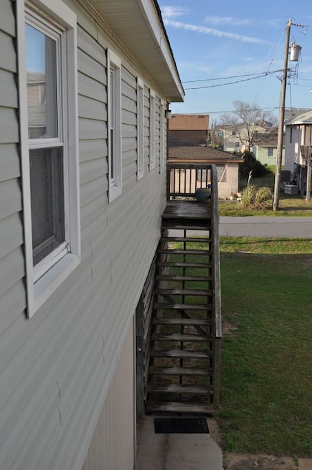 Stairs to Front porch